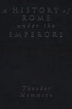 Capa de A history of Rome under the emperors