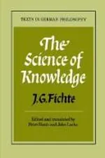 Capa de Science of knowledge ; with the First and Second introductions