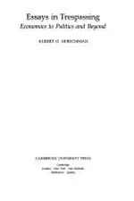 Capa de Essays in trespassing