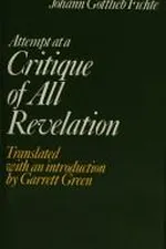 Capa de Versuch einer Kritik aller Offenbarung