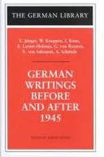 Capa de German writings before and after 1945