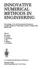 Capa de Innovative numerical methods in engineering