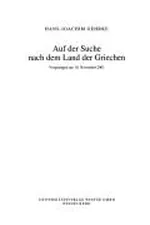 Capa de Auf der Suche nach dem Land der Griechen