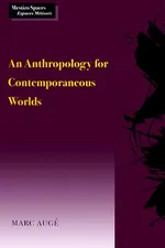 Capa de An anthropology for contemporaneous worlds