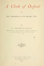 Capa de A clerk of Oxford