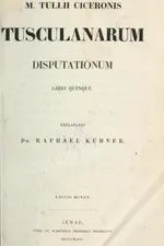 Capa de Tusculanae disputationes