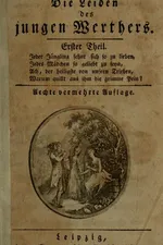 Capa de Die Leiden des jungen Werthers