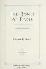 Cover of The bones of Paris