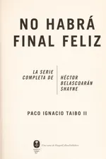 Capa de No habra  final feliz