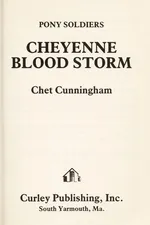 Cover of Cheyenne blood storm