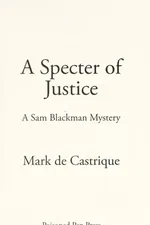 Capa de A specter of justice