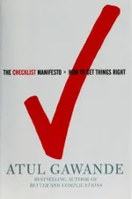 Capa de The Checklist Manifesto