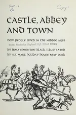 Cover of Castle, abbey, and town