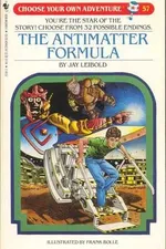 Capa de Choose Your Own Adventure - The Antimatter Formula