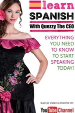 Capa de LEARN SPANISH WITH QUEZZY THE CEO