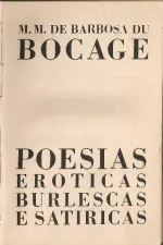 Cover of Poesias eróticas, burlescas e satíricas