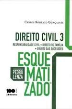 Cover of Direito Civil Esquematizado 3
