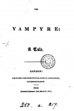 Cover of The Vampyre
