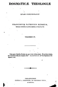 Theologiæ dogmaticæ tractus