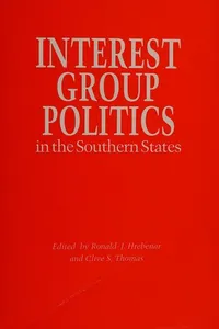 Interest group politics in the southern states