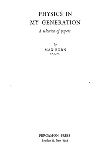 Physics in my generation