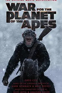 Capa de War for the Planet of the Apes por Greg Cox