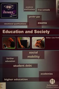 Cover of Education and society