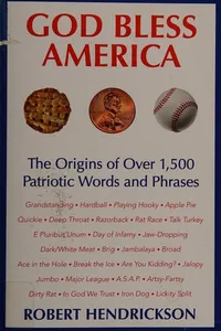 Cover of God bless America
