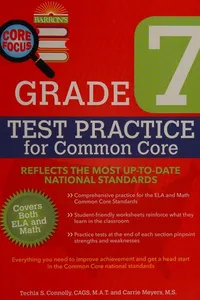 Grade 7 test practice for Common Core