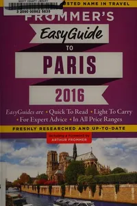 Capa de Frommer's easyguide to Paris