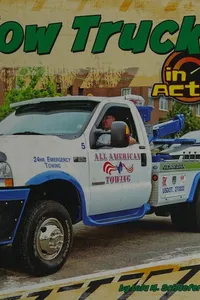 Tow trucks in action