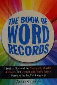 The book of word records