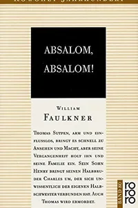 Cover of Absalom, Absalom! by William Faulkner