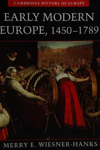 Early modern Europe, 1450-1789