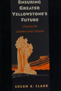 Capa de Ensuring Greater Yellowstone's Future