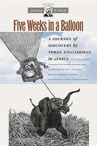 Cover of Five Weeks in a Balloon by Jules Verne