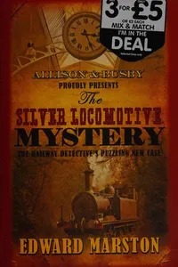 Capa de The silver locomotive mystery