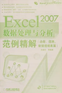 Excel 2007 Shu ju chu li yu fen xi fan li jing jie