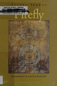 Capa de Firefly por Severo Sarduy