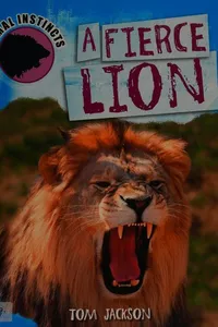 A fierce lion