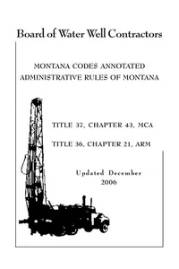 Board of water well contractors