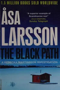 Capa de The black path por Åsa Larsson