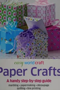 Cover of Paper crafts by DK Publishing