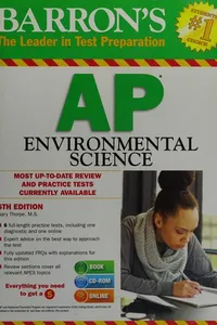 Cover of AP environmental science