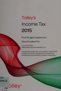Tolley's income tax 2015