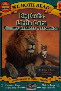 Capa de Big cats, little cats
