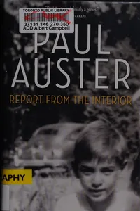 Report from the interior