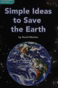 Simple ideas to save the Earth