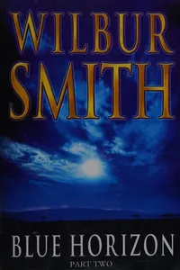 Capa de Blue horizon por Wilbur Smith