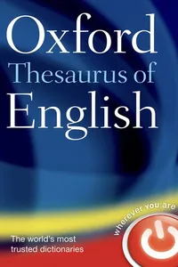 Oxford Thesaurus of English